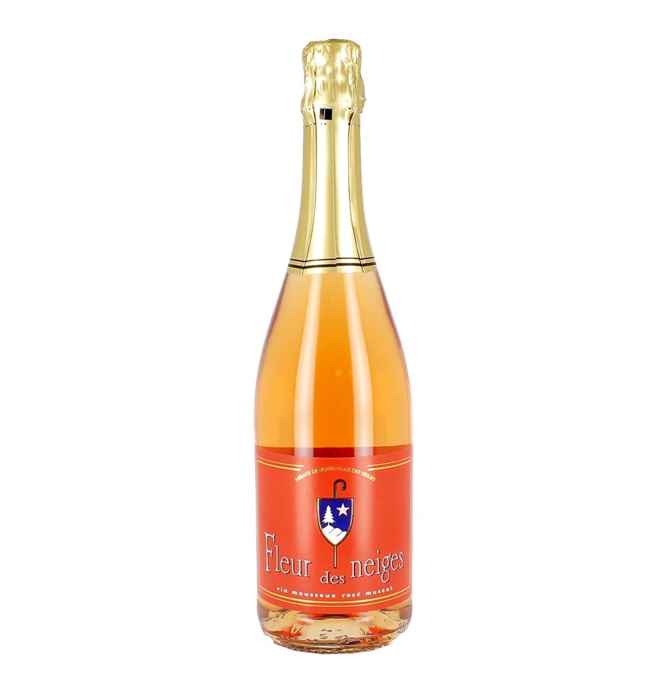 Vin mousseux muscat rosé doux - Fleur des neiges - 75 cL | NEIGES (Abbaye Notre-Dame-des-)