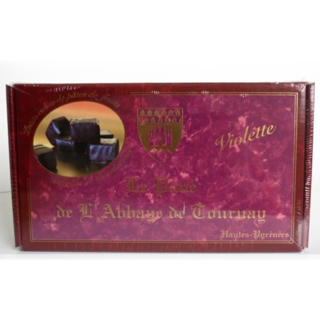 Pâtes de Fruits à la Violette Enrobées de Chocolat Noir - 230 g | TOURNAY (Abbaye Notre-Dame de)