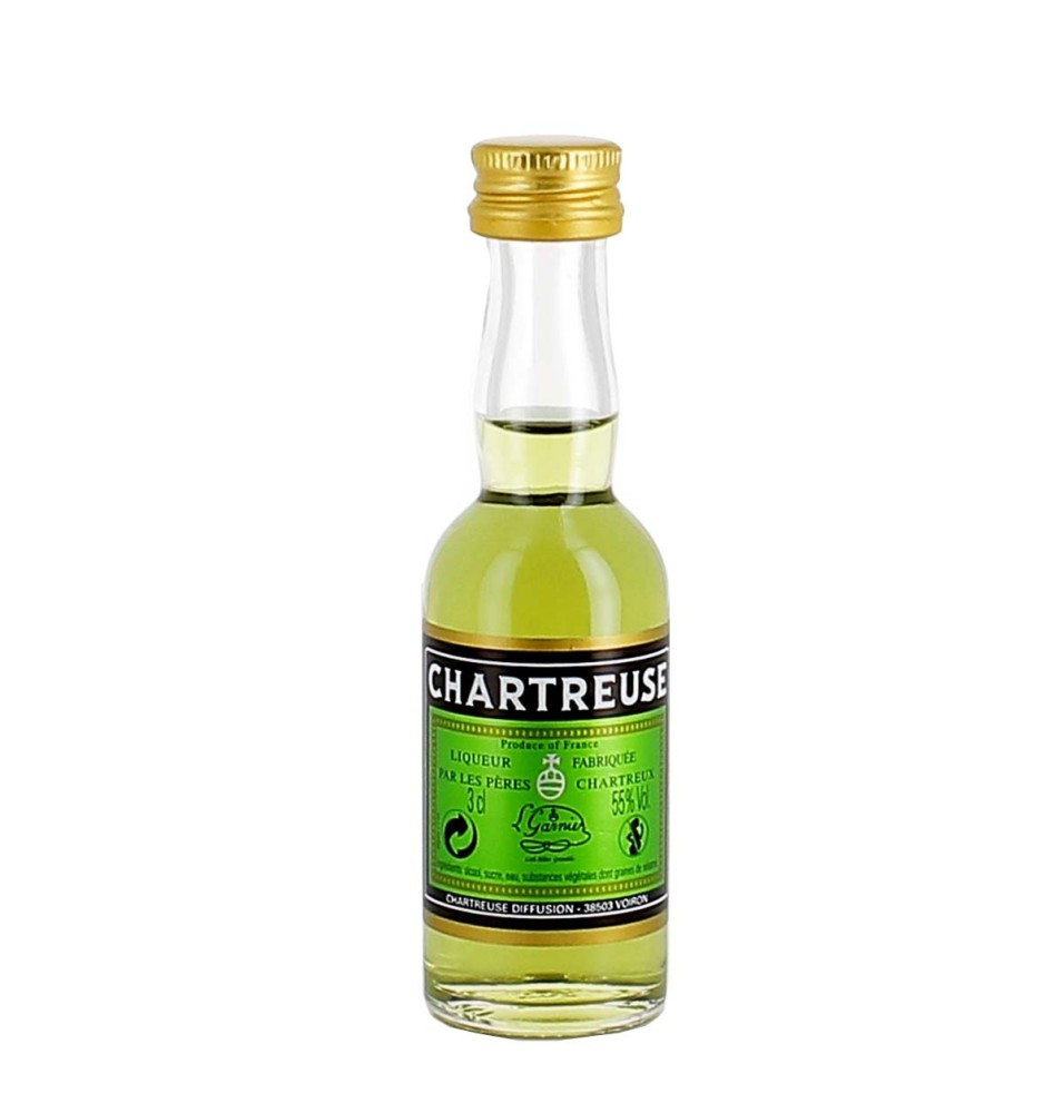 Chartreuse Verte en mignonnette - 3 cL | CHARTREUSE (Monastère de la Grande)