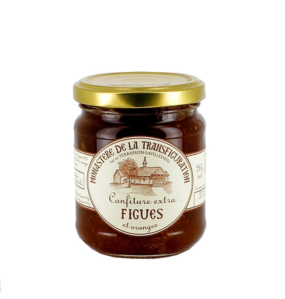 Confiture extra de figues et d'oranges - 260 g | TRANSFIGURATION (Monastère de la)