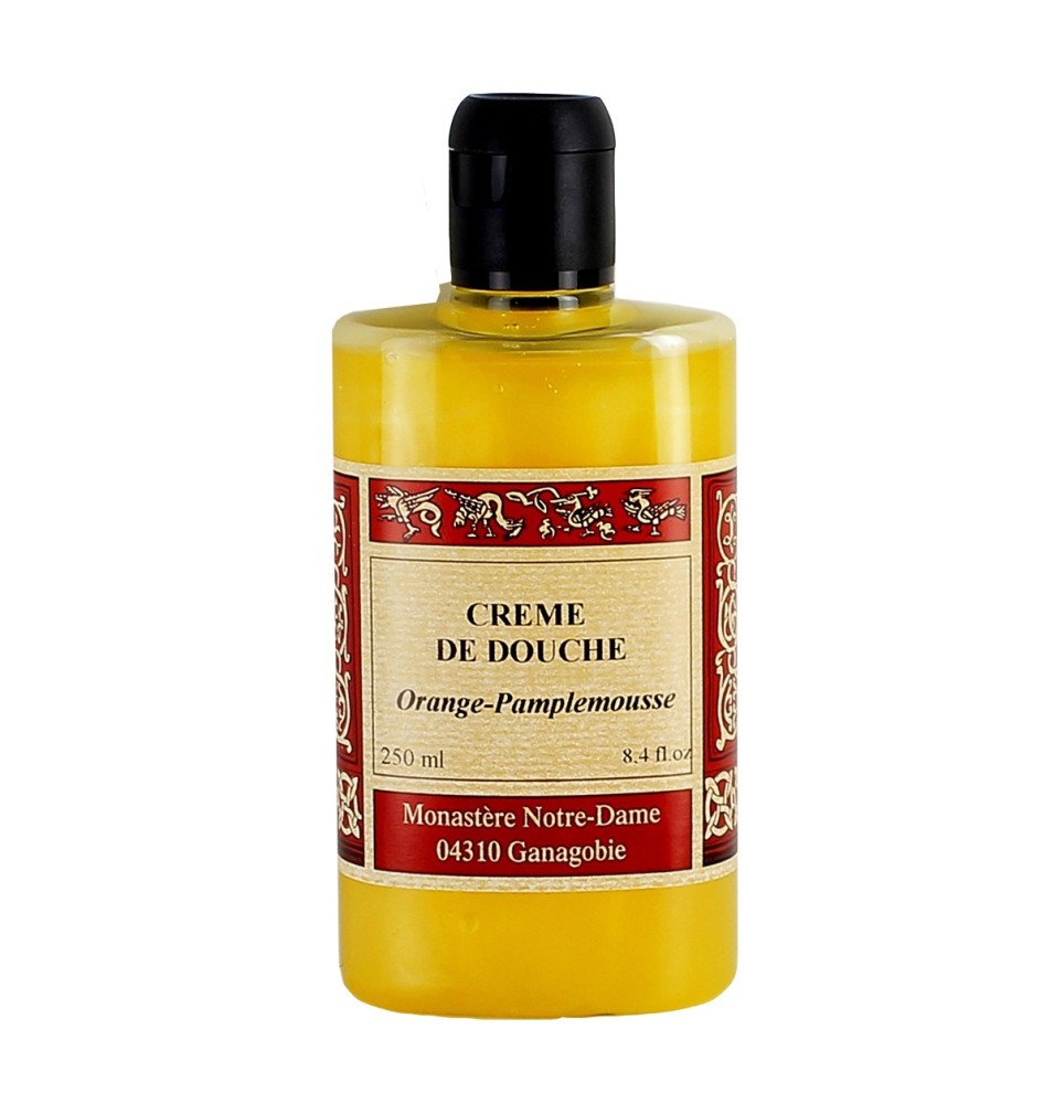 Crème de douche Orange-pamplemousse - 250 mL | GANAGOBIE (Abbaye Notre-Dame de)