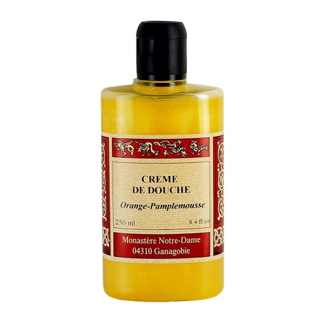 Crème de douche Orange-pamplemousse - 250 mL | GANAGOBIE (Abbaye Notre-Dame de)
