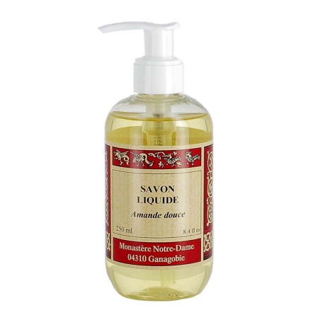 Savon liquide Amande douce - 250 mL | GANAGOBIE (Abbaye Notre-Dame de)