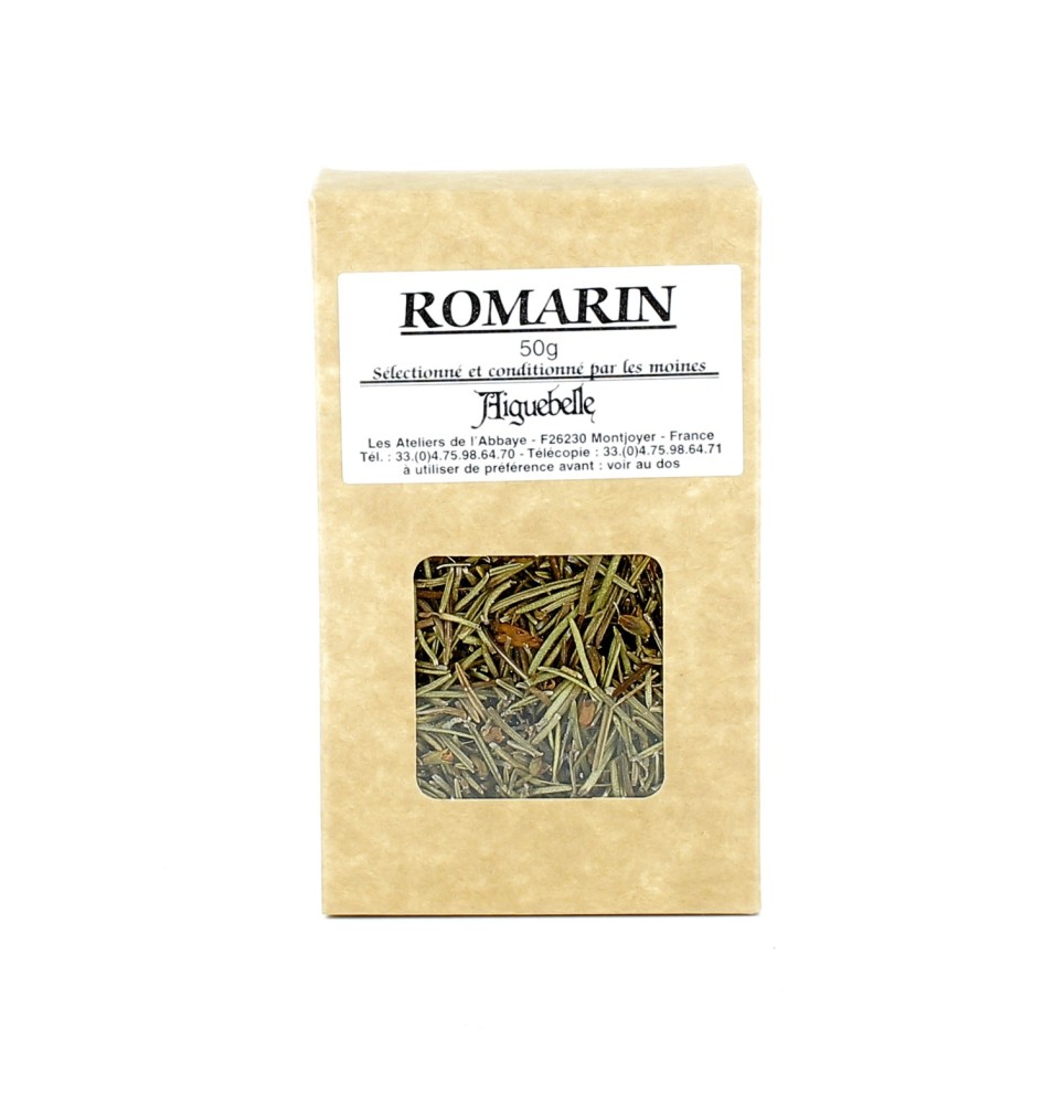 Romarin en Vrac pour infusion ou cuisine - 50 g |  AIGUEBELLE (Abbaye Notre-Dame d')