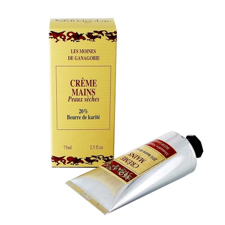 Crème mains au beurre de karité - 75 mL | GANAGOBIE (Abbaye Notre-Dame de)