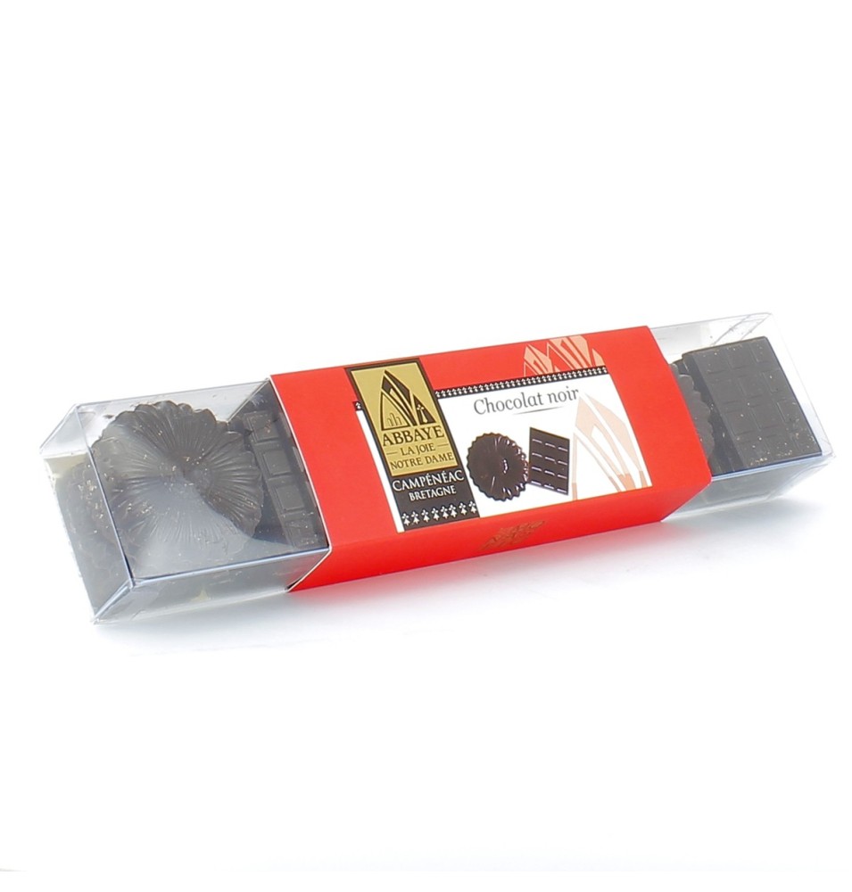 Étui de 30 chocolats Noirs - 175 g | CAMPÉNÉAC (Abbaye de la Joie-Notre-Dame de)