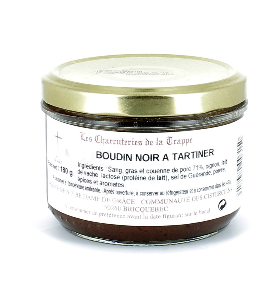 Boudin noir à tartiner - 180 g | BRICQUEBEC (Abbaye Notre-Dame de Grâce de)