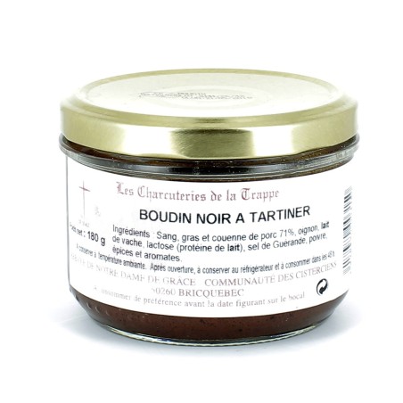 Boudin noir à tartiner - 180 g | BRICQUEBEC (Abbaye Notre-Dame de Grâce de)