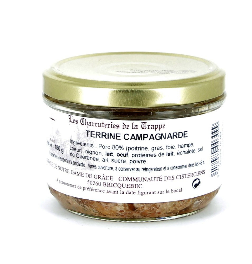Terrine Campagnarde - 180 g | BRICQUEBEC (Abbaye Notre-Dame de Grâce de)