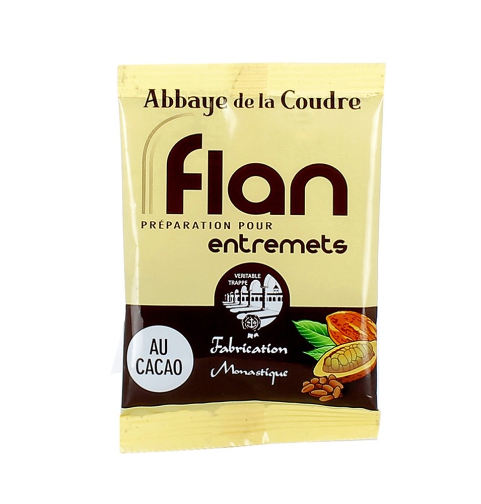 Préparation pour flan au Cacao PETIT - 45 g | COUDRE (Abbaye Notre-Dame de la)