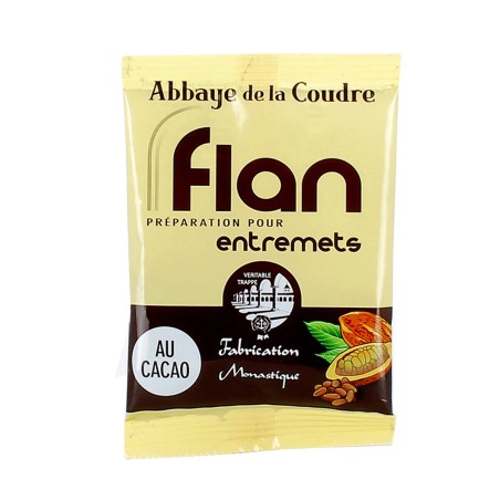 Préparation pour flan au Cacao PETIT - 45 g | COUDRE (Abbaye Notre-Dame de la)