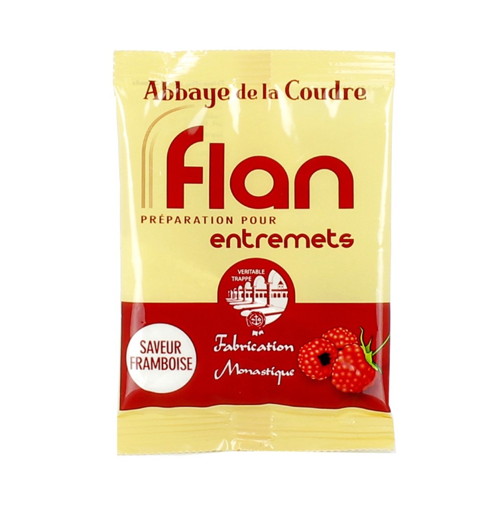 Préparation pour flan à la Framboise PETIT - 45 g | COUDRE (Abbaye Notre-Dame de la)