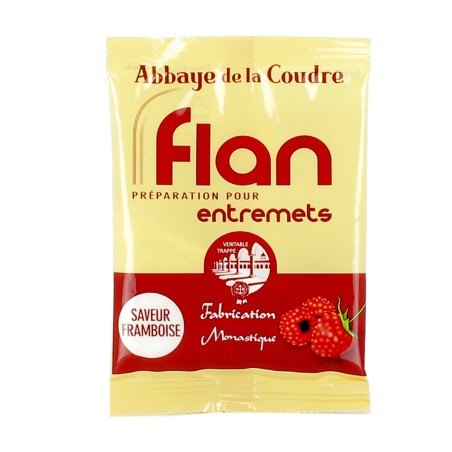 Préparation pour flan à la Framboise PETIT - 45 g | COUDRE (Abbaye Notre-Dame de la)