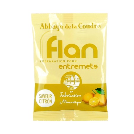 Préparation pour flan au Citron PETIT - 45 g | COUDRE (Abbaye Notre-Dame de la)