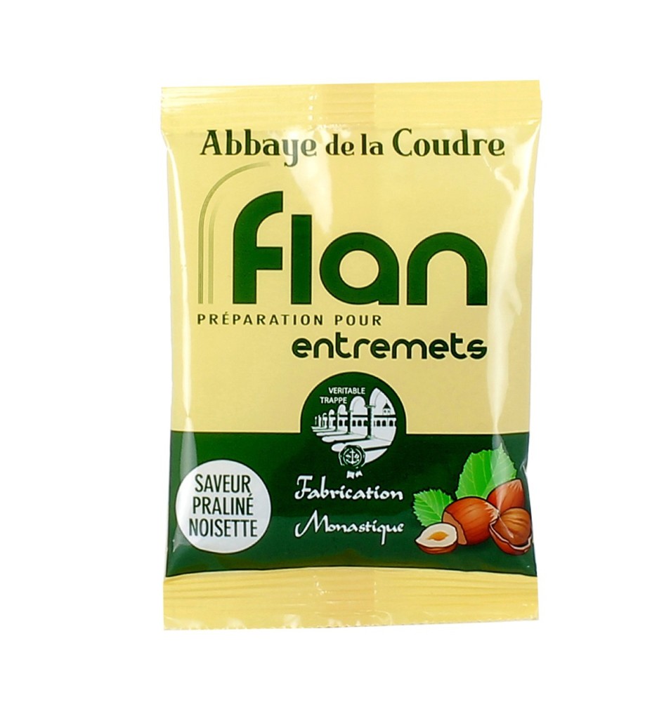 Préparation pour flan au Praliné Noisette PETIT - 45 g | COUDRE (Abbaye Notre-Dame de la)