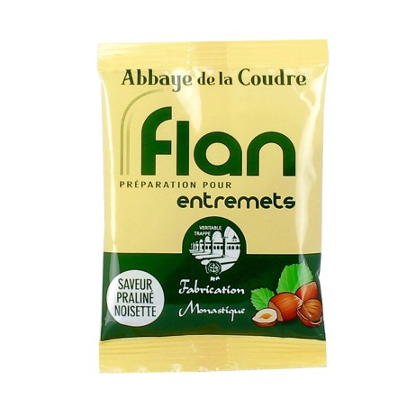 Préparation pour flan au Praliné Noisette PETIT - 45 g | COUDRE (Abbaye Notre-Dame de la)