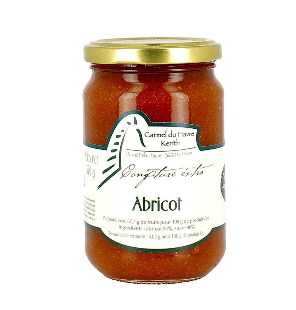 Confiture d'abricot - 370 g | HAVRE KERITH (Carmel du)