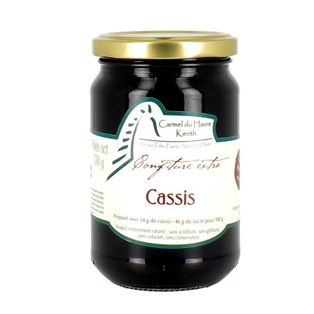 Confiture de cassis - 370 g | HAVRE KERITH (Carmel du)
