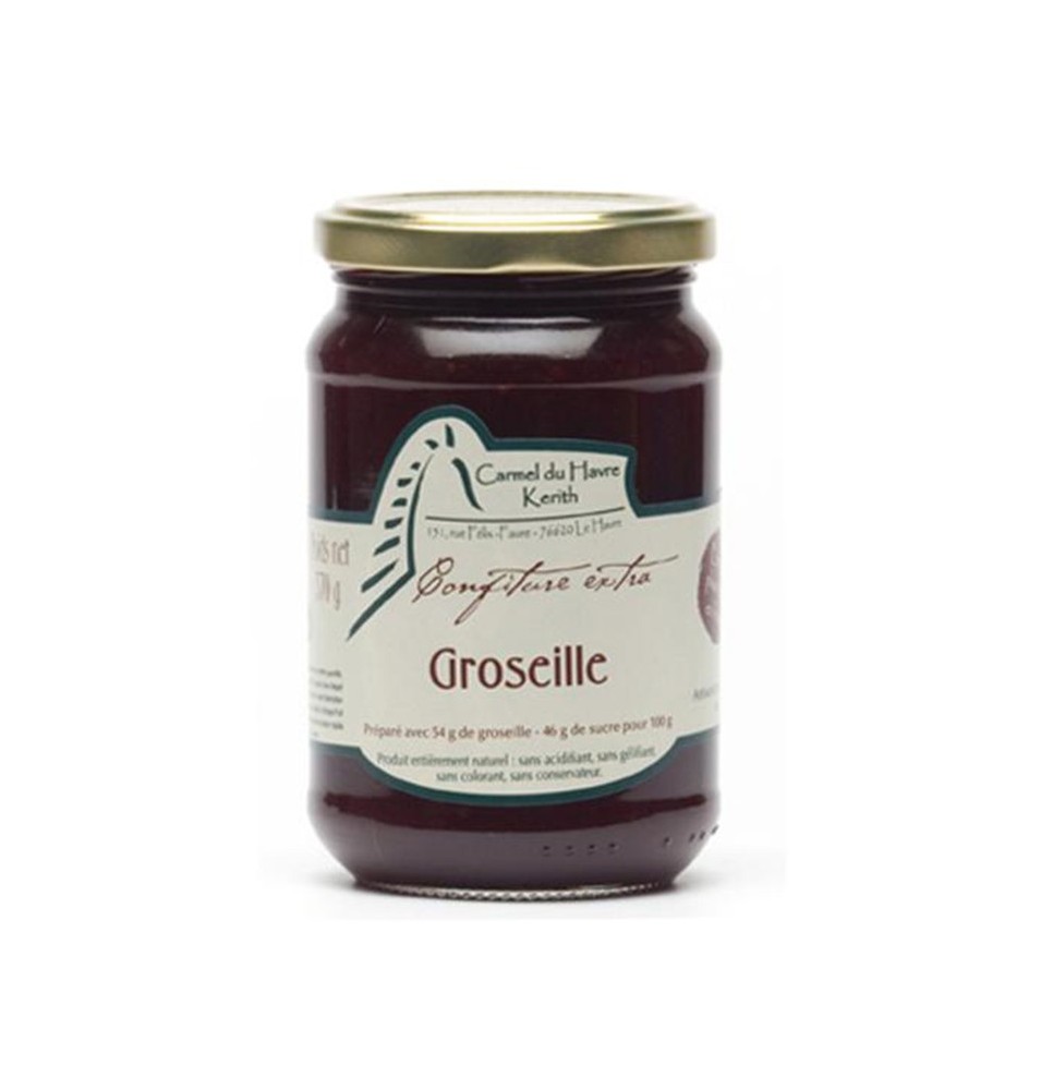 Confiture de Groseilles - 370 g | HAVRE KERITH (Carmel du)