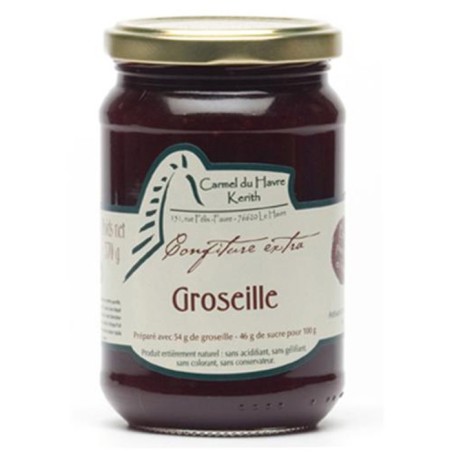 Confiture de Groseilles - 370 g | HAVRE KERITH (Carmel du)