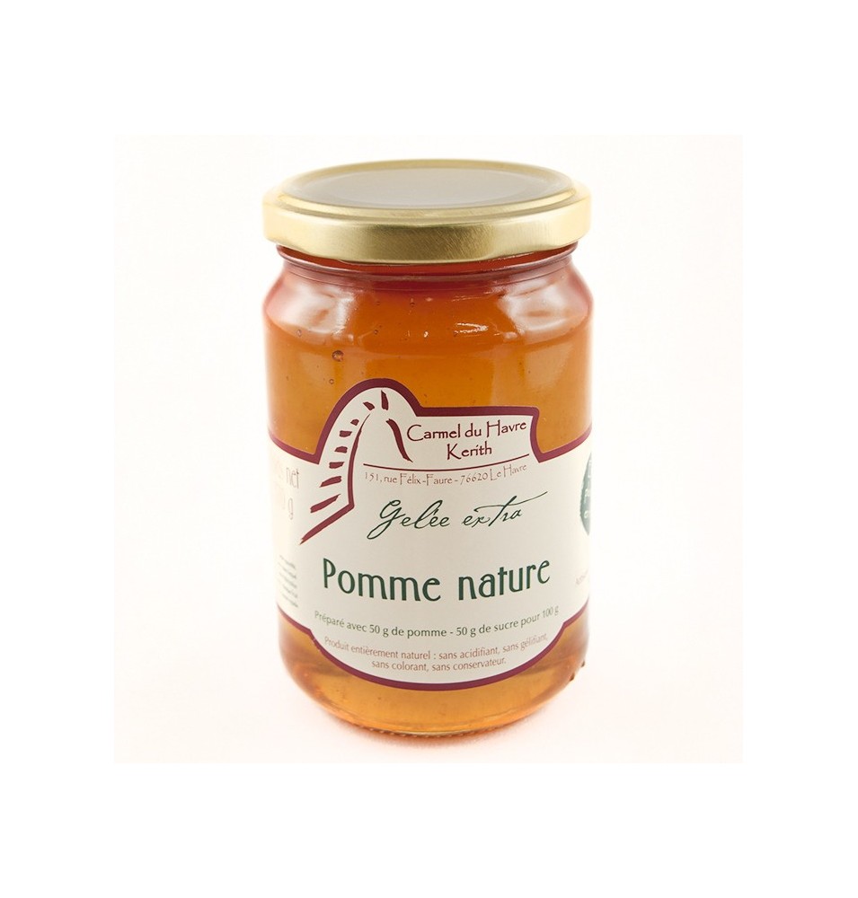 Gelée de pomme nature - 370 g | HAVRE KERITH (Carmel du)