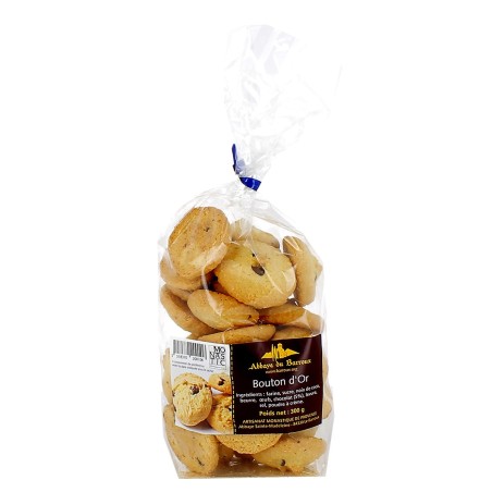 Biscuits boutons d'or - (BA-ABX1007) - 300 g | BARROUX (Abbaye Sainte-Madeleine du)