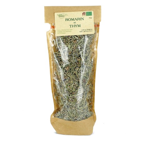 Romarin et thym bio - 40 g | CLARTÉ PROVENCE à Taulignan (Monastère de la Clarté Notre-Dame)
