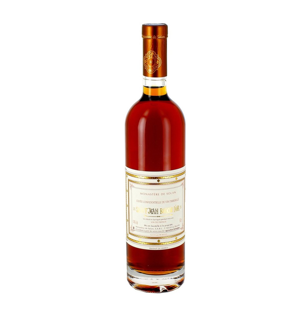 Vin rosé passerillé Saint- Jean bouche d'Or bio - 50 cL | SOLAN (Monastère de la Protection de la Mère de Dieu de)