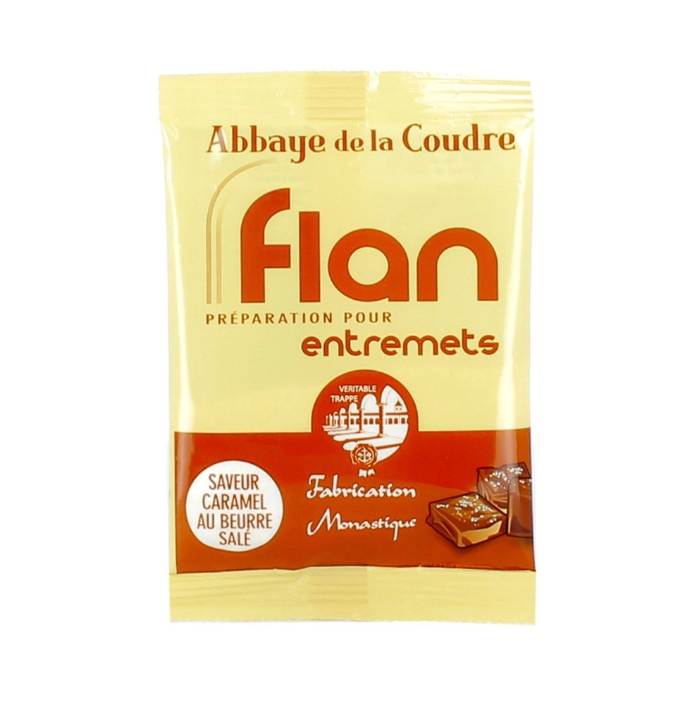 Préparation pour flan au Caramel Beurre salé PETIT - 45 g | COUDRE (Abbaye Notre-Dame de la)