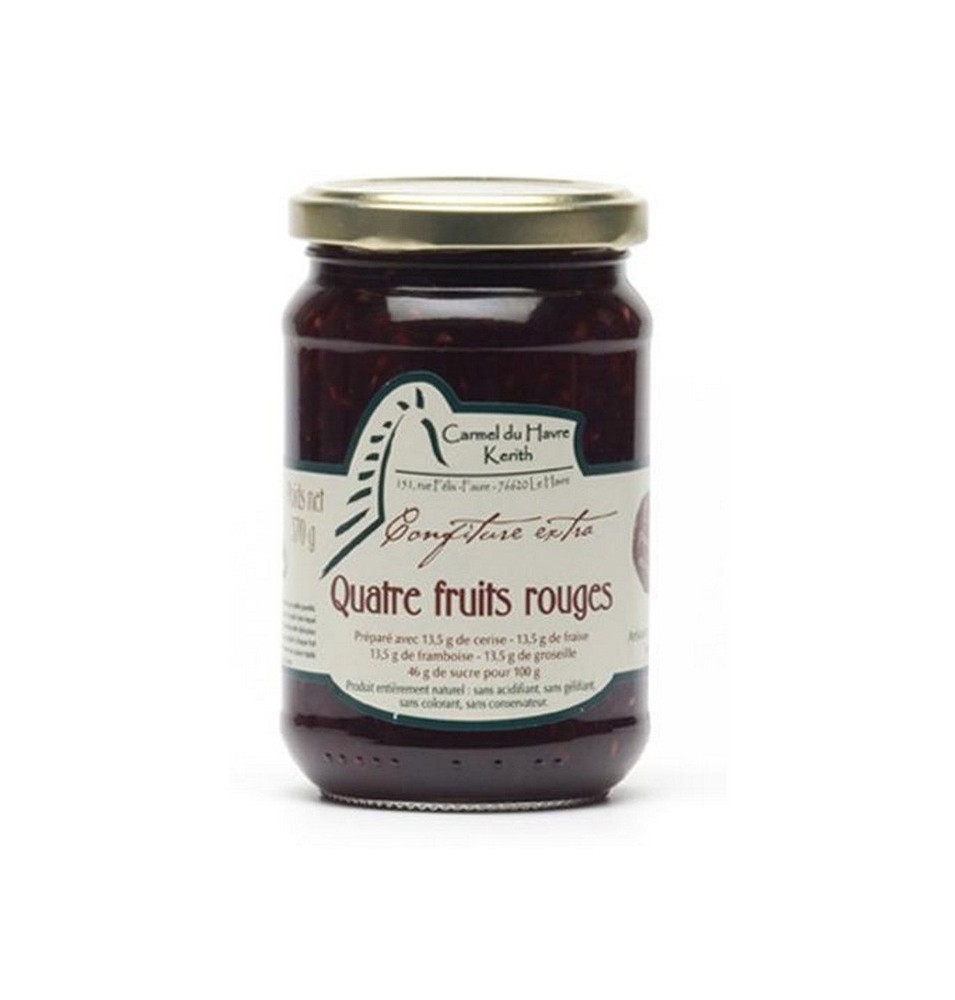 Confiture aux 4 Fruits rouges - 0 g | HAVRE KERITH (Carmel du)