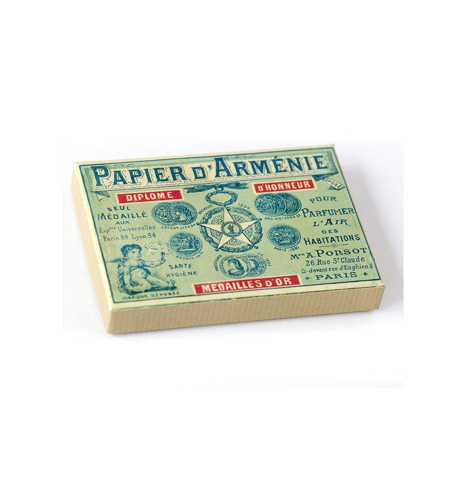 Boîte pour carnet de bandes à brûler | PAPIER D'ARMENIE