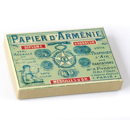 Boîte pour carnet de bandes à brûler | PAPIER D'ARMENIE