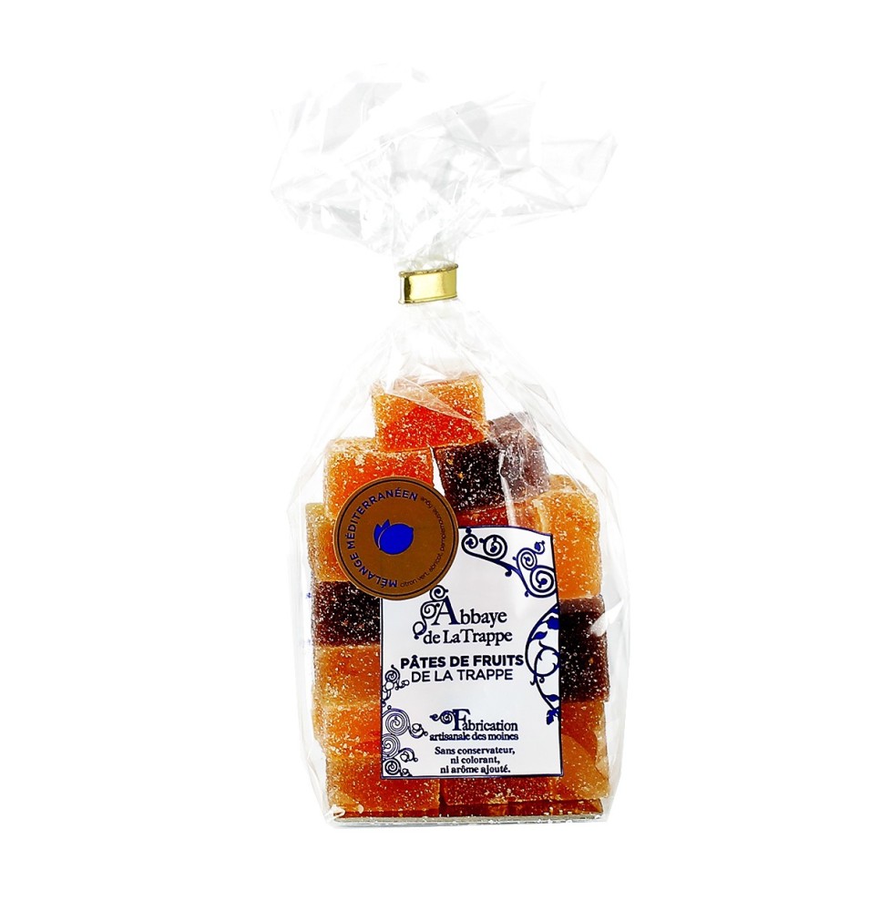 Pâtes de Fruits Mélange Méditerranéen - En sachet - 200 g | TRAPPE de Soligny (Abbaye Notre-Dame de la)