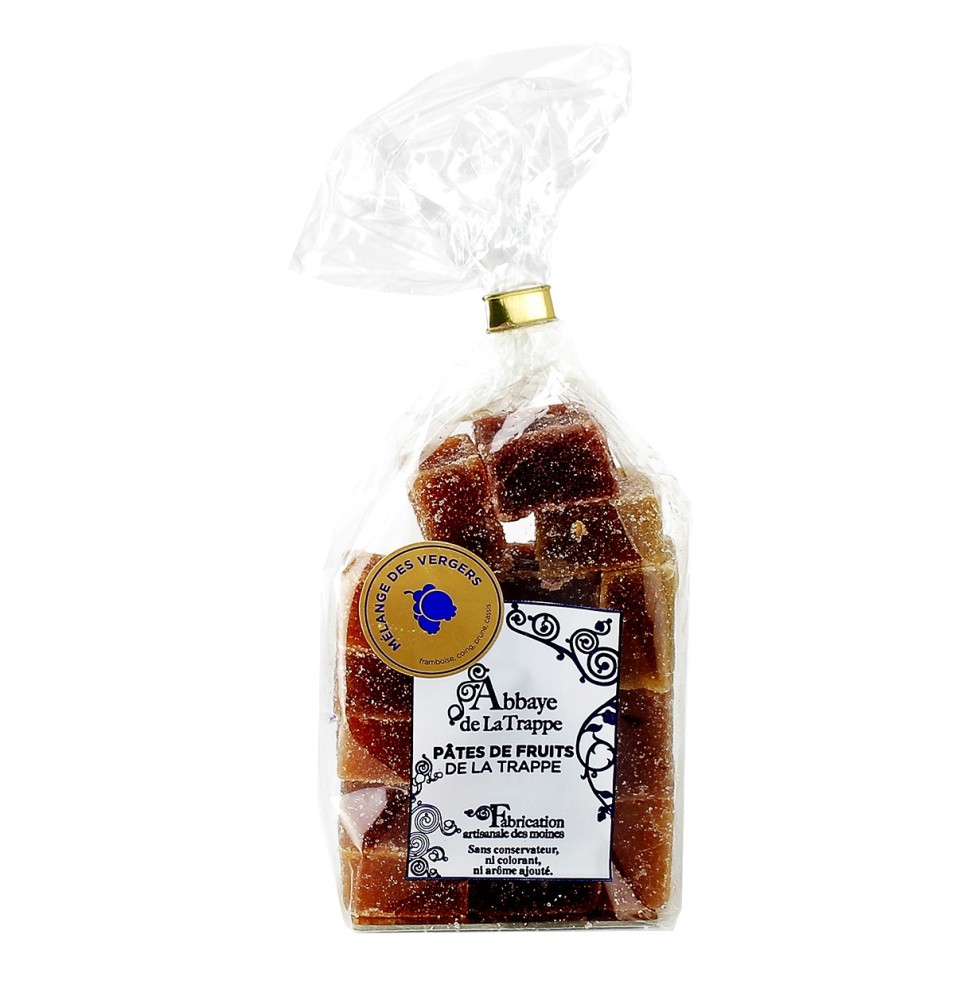 Pâtes de Fruits Mélange des Vergers - En sachet - 200 g | TRAPPE de Soligny (Abbaye Notre-Dame de la)
