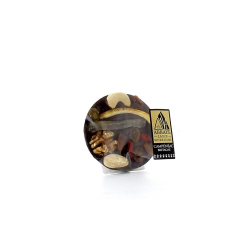 Mendiant au chocolat Noir et Fruits secs - 30 g | CAMPÉNÉAC (Abbaye de la Joie-Notre-Dame de)