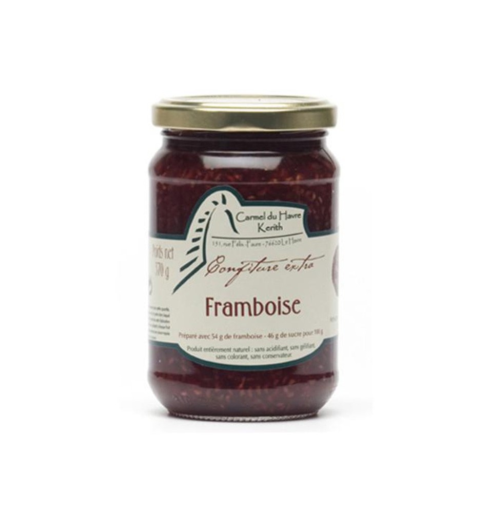Confiture de Framboises - 370 g | HAVRE KERITH (Carmel du)