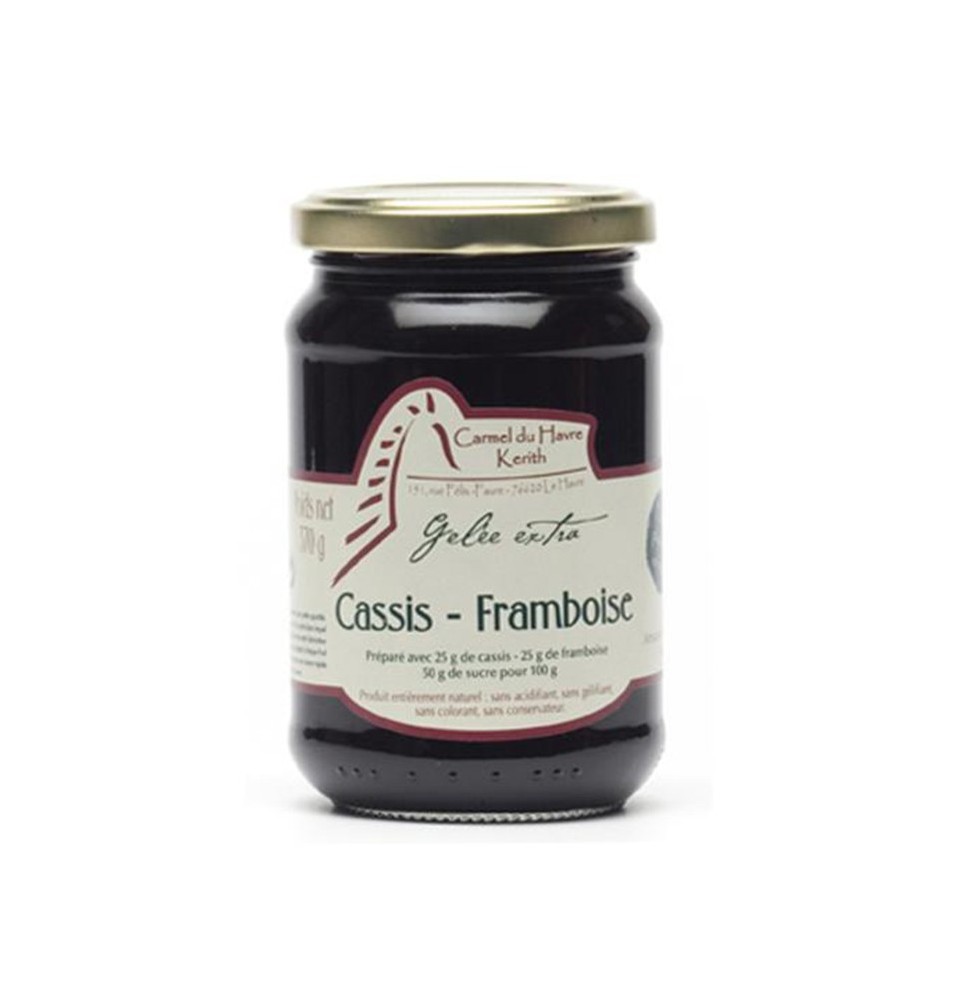 Gelée de Cassis et de Framboises - 370 g | HAVRE KERITH (Carmel du)