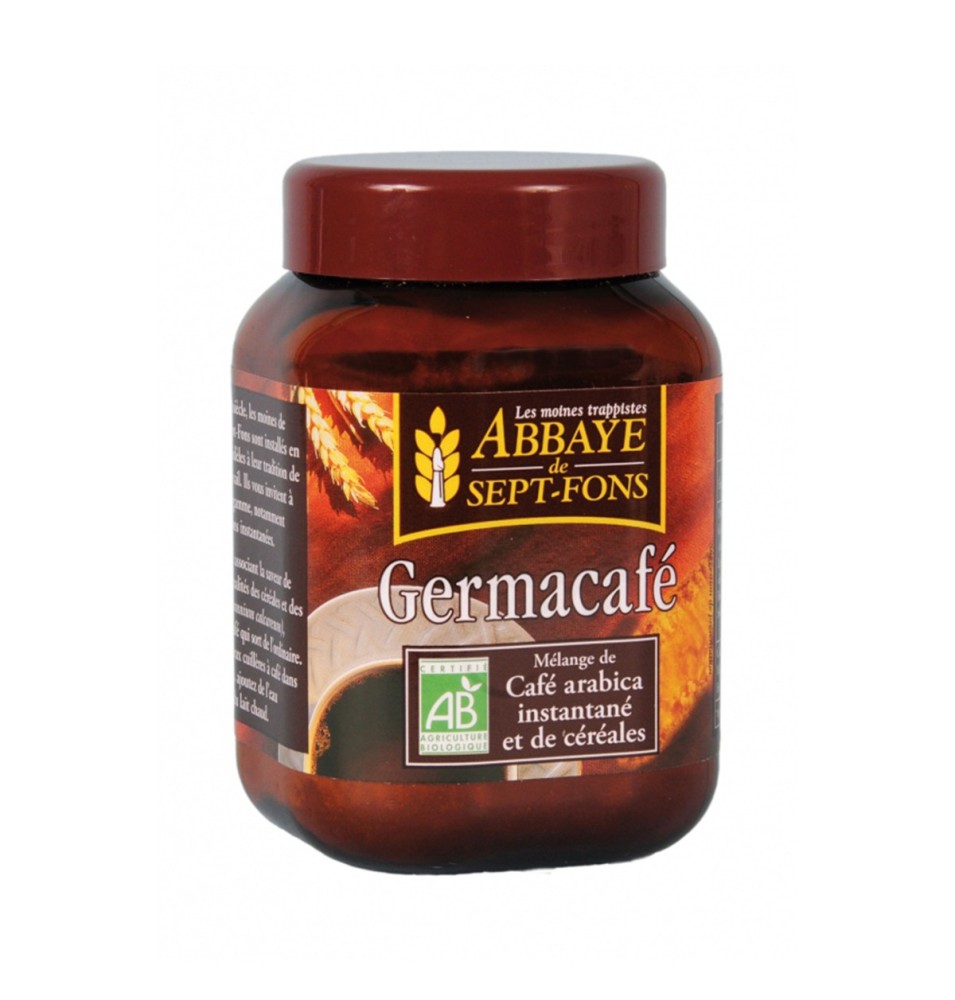 café arabica instantané Germacafé BIO et équitable - 100 g | SEPT-FONS (Abbaye Notre-Dame de)