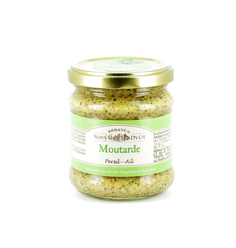 Moutarde persil et ail | NOVY DVUR (Abbaye de) - République tchèque