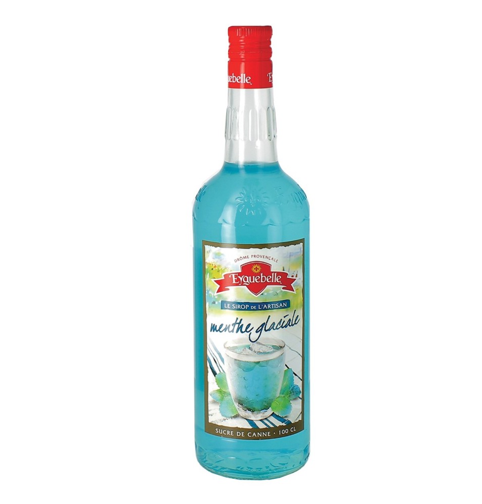 Sirop de Menthe glaciale - 1 L | EYGUEBELLE (lié à l'Abbaye d'Aiguebelle)