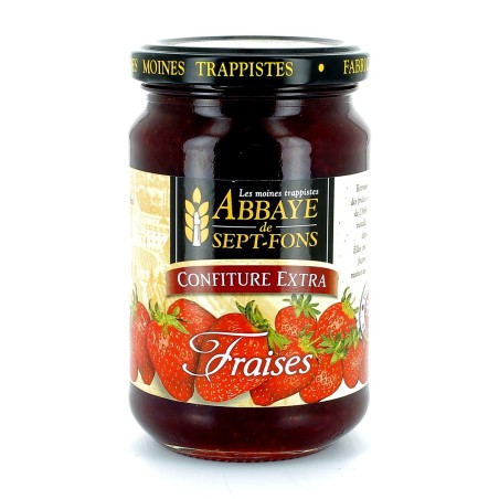 Confiture extra de fraises - 370 g | SEPT-FONS (Abbaye Notre-Dame de)