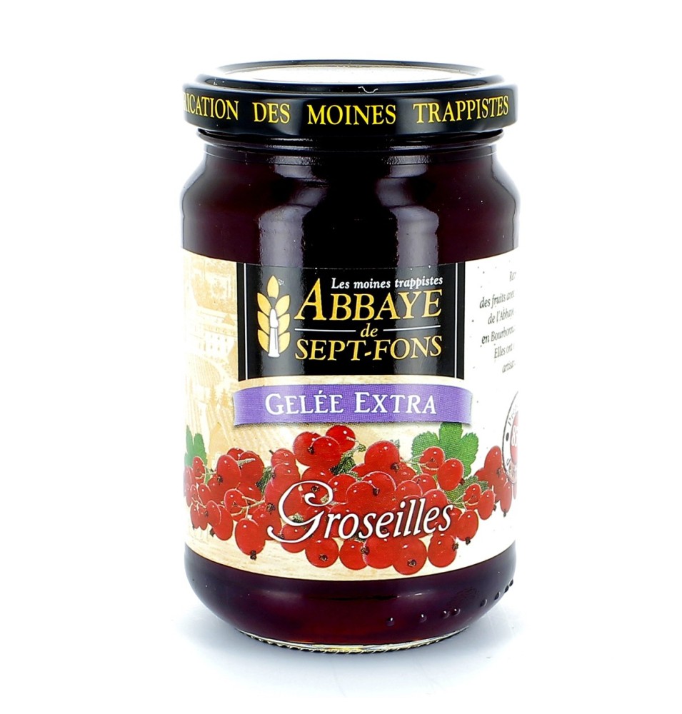 Gelée extra de Groseilles - 350 g | SEPT-FONS (Abbaye Notre-Dame de)