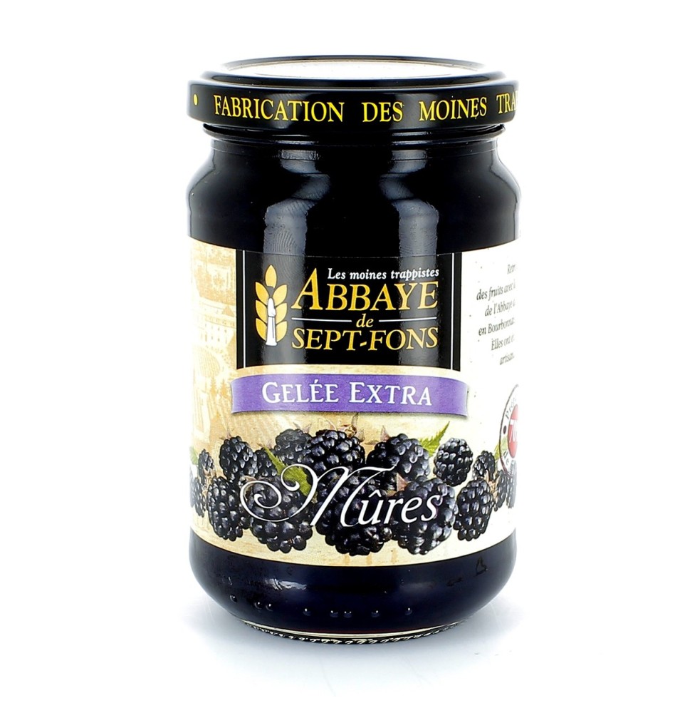 Gelée extra de Mûre - 370 g | SEPT-FONS (Abbaye Notre-Dame de)