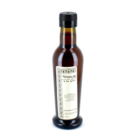 Vinaigre de vin blanc aromatisé à la rose bio - 250 mL | SOLAN (Monastère de la Protection de la Mère de Dieu de)