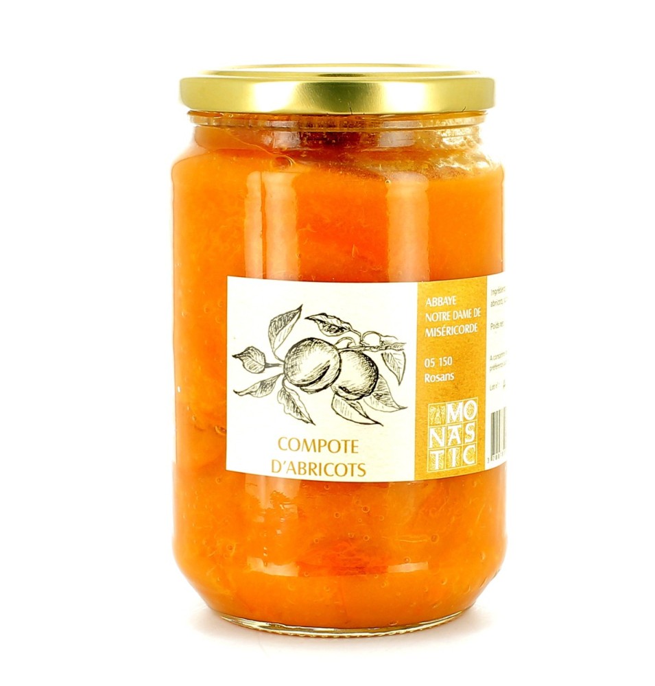 Compote d'Abricots - (R2CA) - 760 g | ROSANS (Abbaye Notre-Dame de Miséricorde)
