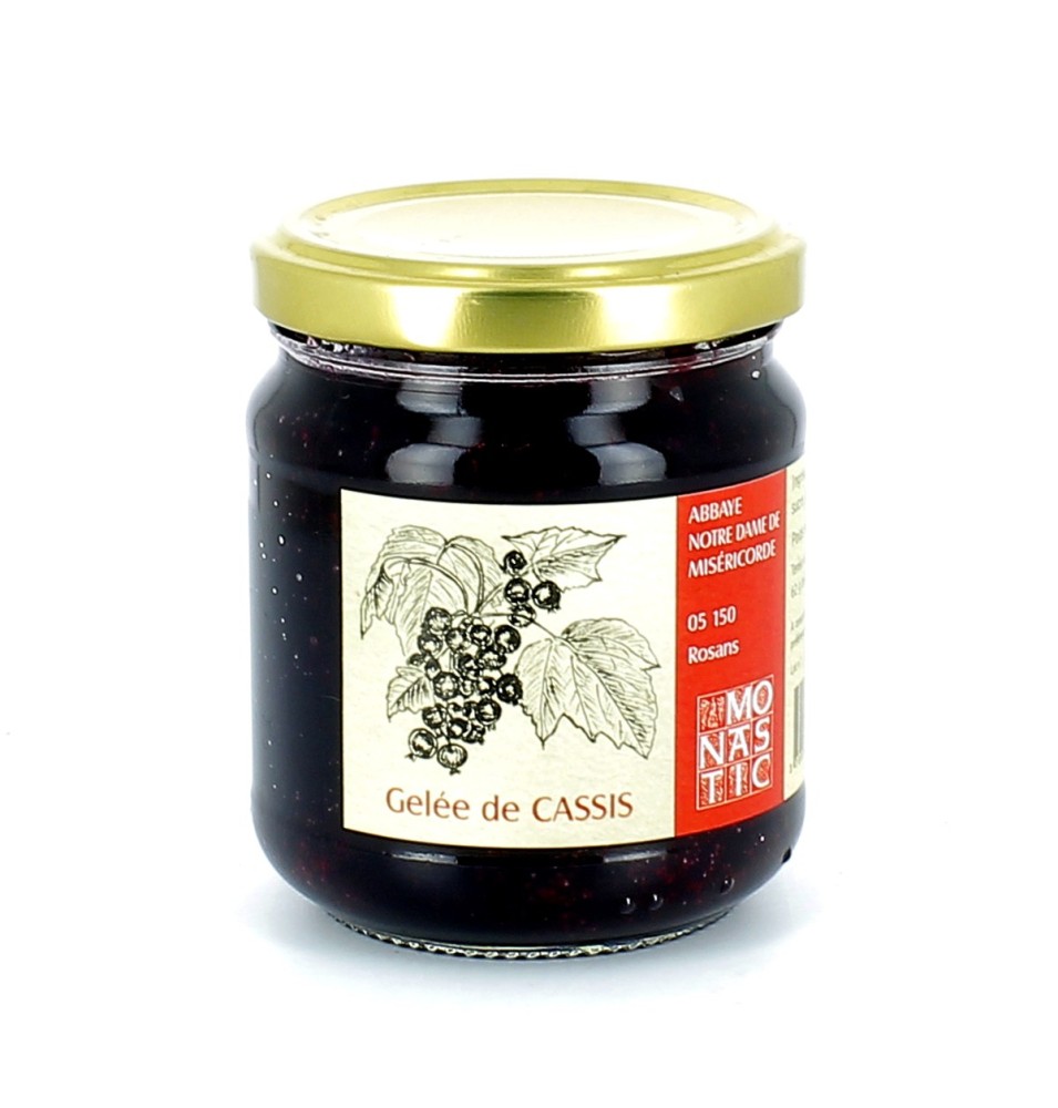 Gelée de Cassis - (R4C250) - 235 g | ROSANS (Abbaye Notre-Dame de Miséricorde)