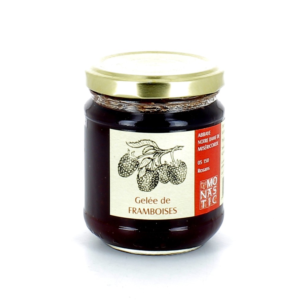 Gelée de Framboises - (R4F250) - 235 g | ROSANS (Abbaye Notre-Dame de Miséricorde)