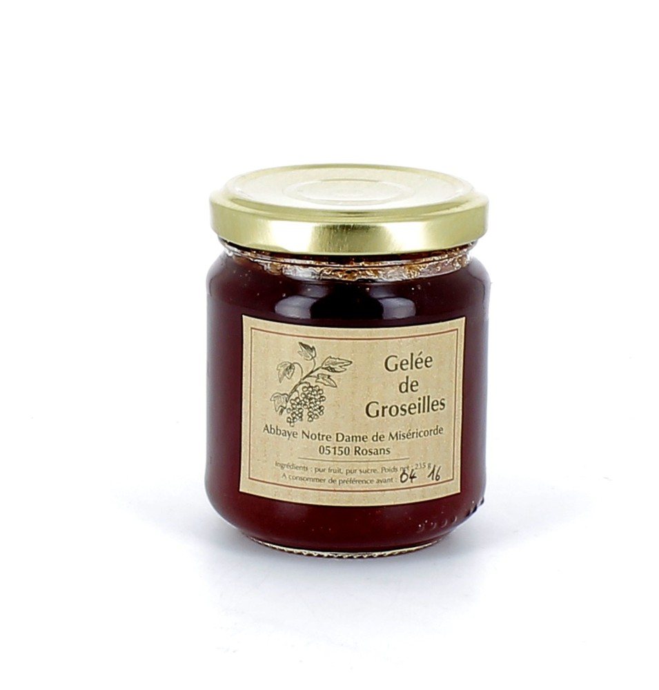 Gelée de Groseilles - (R4G250) - 235 g | ROSANS (Abbaye Notre-Dame de Miséricorde)