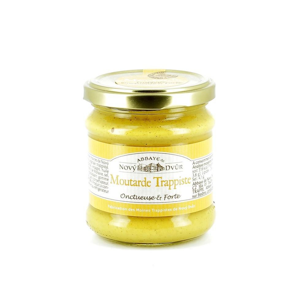 Moutarde onctueuse et forte - 190 g | NOVY DVUR (Abbaye de) - République tchèque