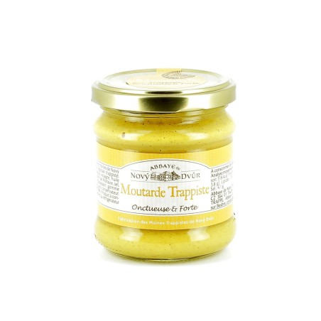 Moutarde onctueuse et forte - 190 g | NOVY DVUR (Abbaye de) - République tchèque